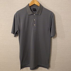 Dunning Striped Golf Polo Shirt
